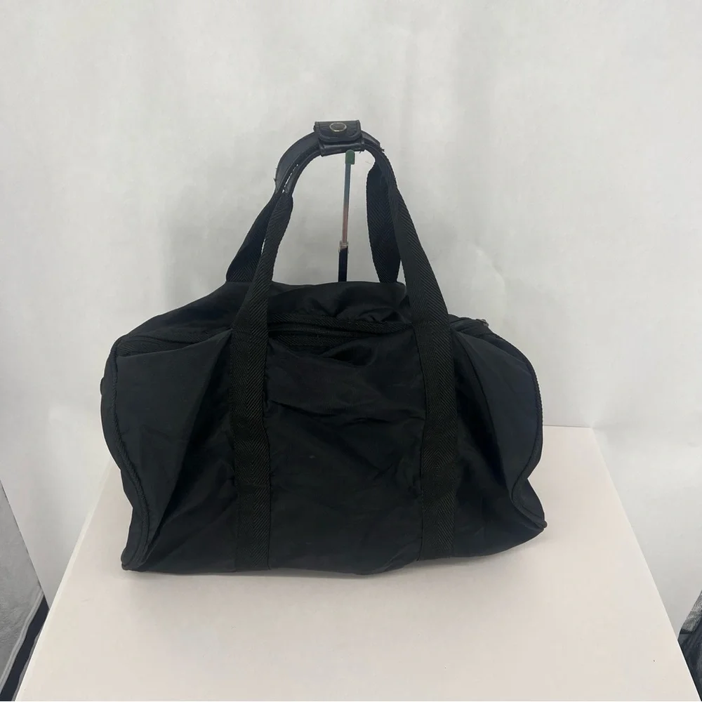 Pierre Cardin Black Travel Garment Bag duffle bag set